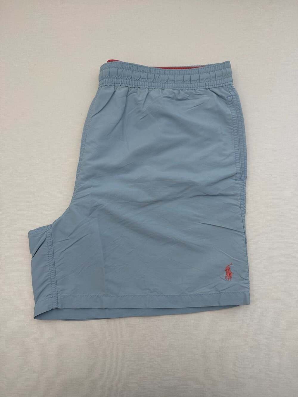 Polo Ralph Lauren Vintage Nylon Swim Trunks Embroidered Logo XL